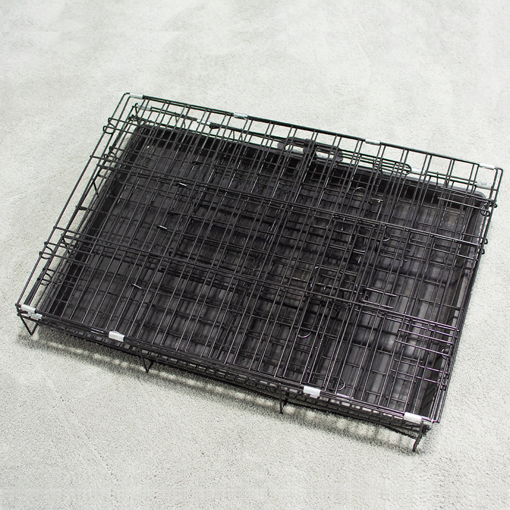 Pet Foldable Cage with Removable Tray