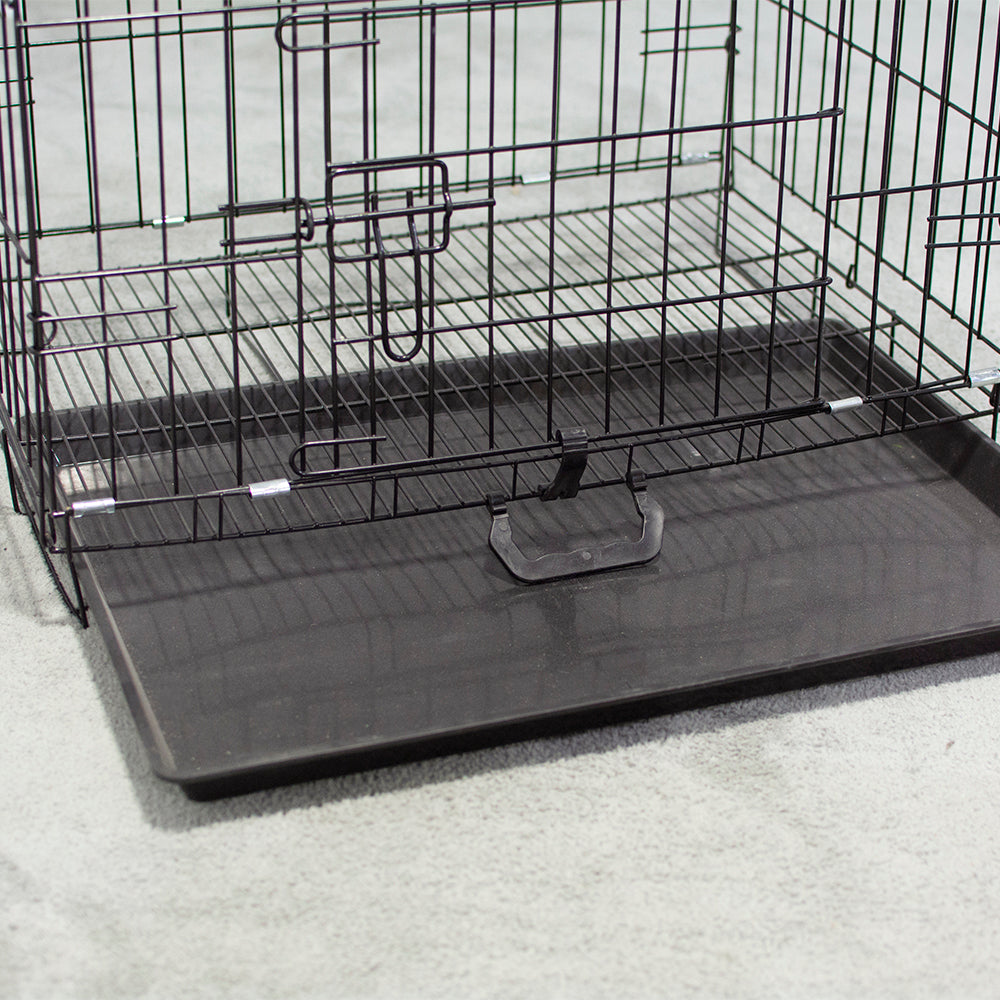 Pet Foldable Cage with Removable Tray
