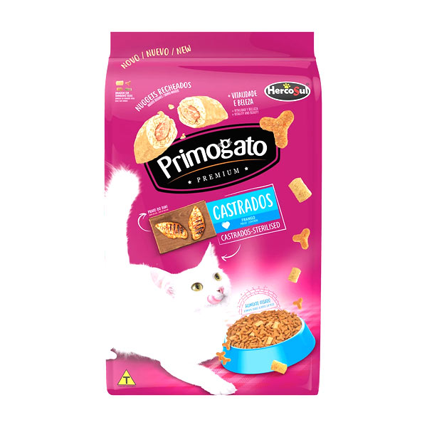 Primogato Premium Castrados Dry Cat Food 10.1KG