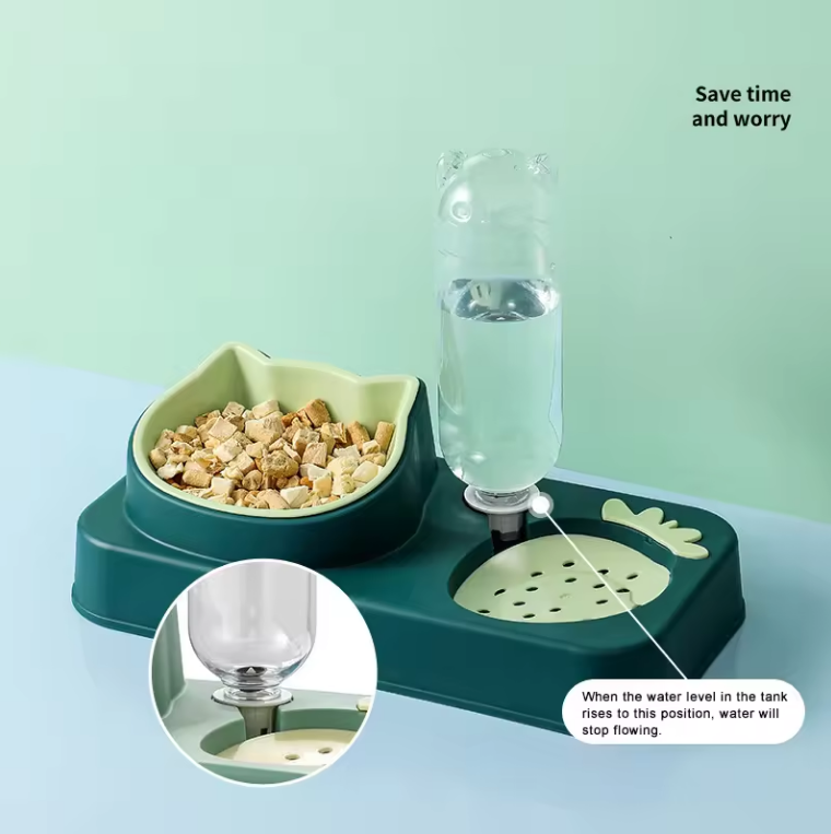 Pet Water Food Feeder