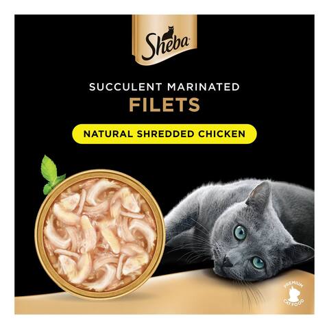 Sheba Filets Chicken Wet Cat Food 16x60G (Per box)
