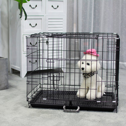 Pet Foldable Cage with Removable Tray