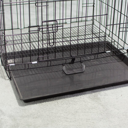 Pet Foldable Cage with Removable Tray