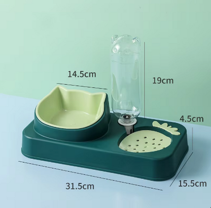 Pet Water Food Feeder