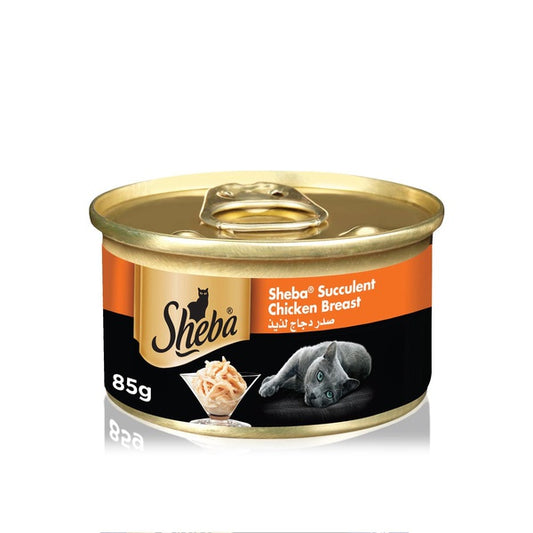 Sheba Succulent Chicken Breast Wet Cat Food 85G
