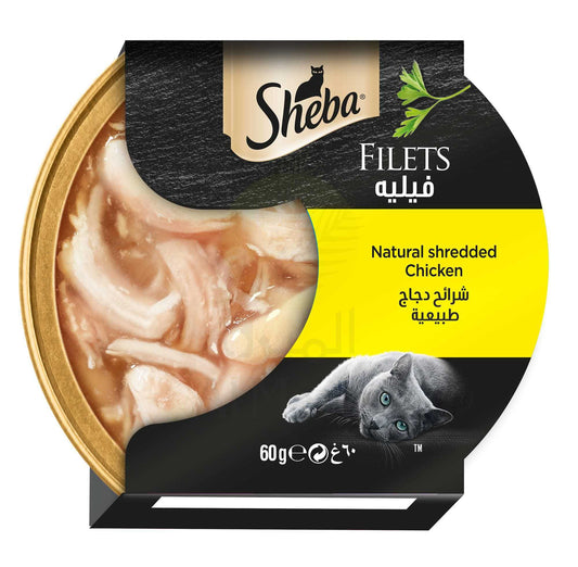 Sheba Filets Chicken Wet Cat Food 16x60G (Per box)
